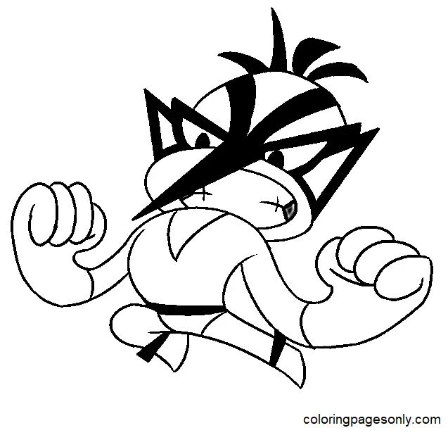 Çocuklar İçin Mucha Lucha Boyama Sayfaları 