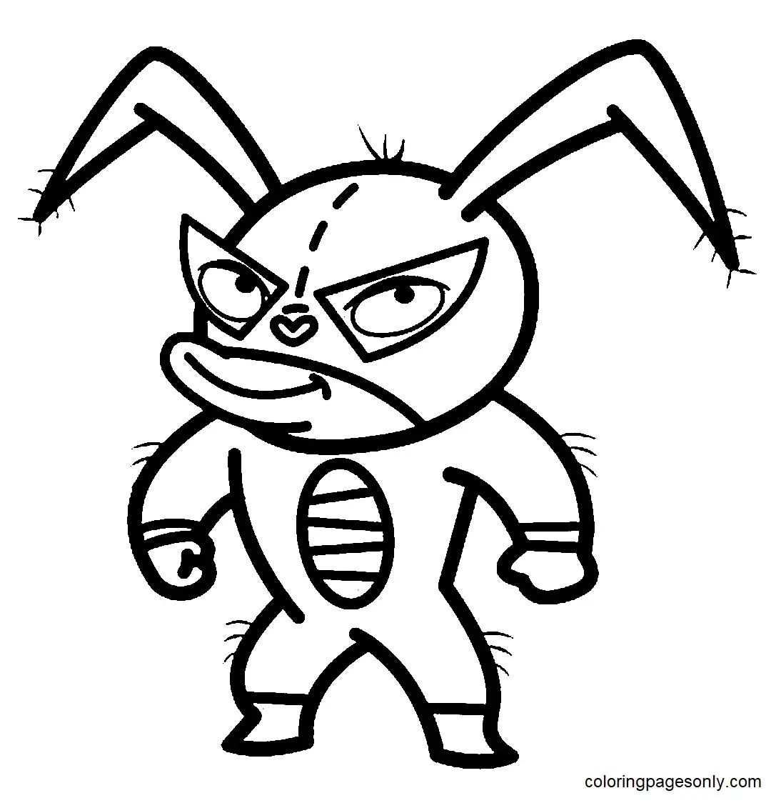 Çocuklar İçin Mucha Lucha Boyama Sayfaları 