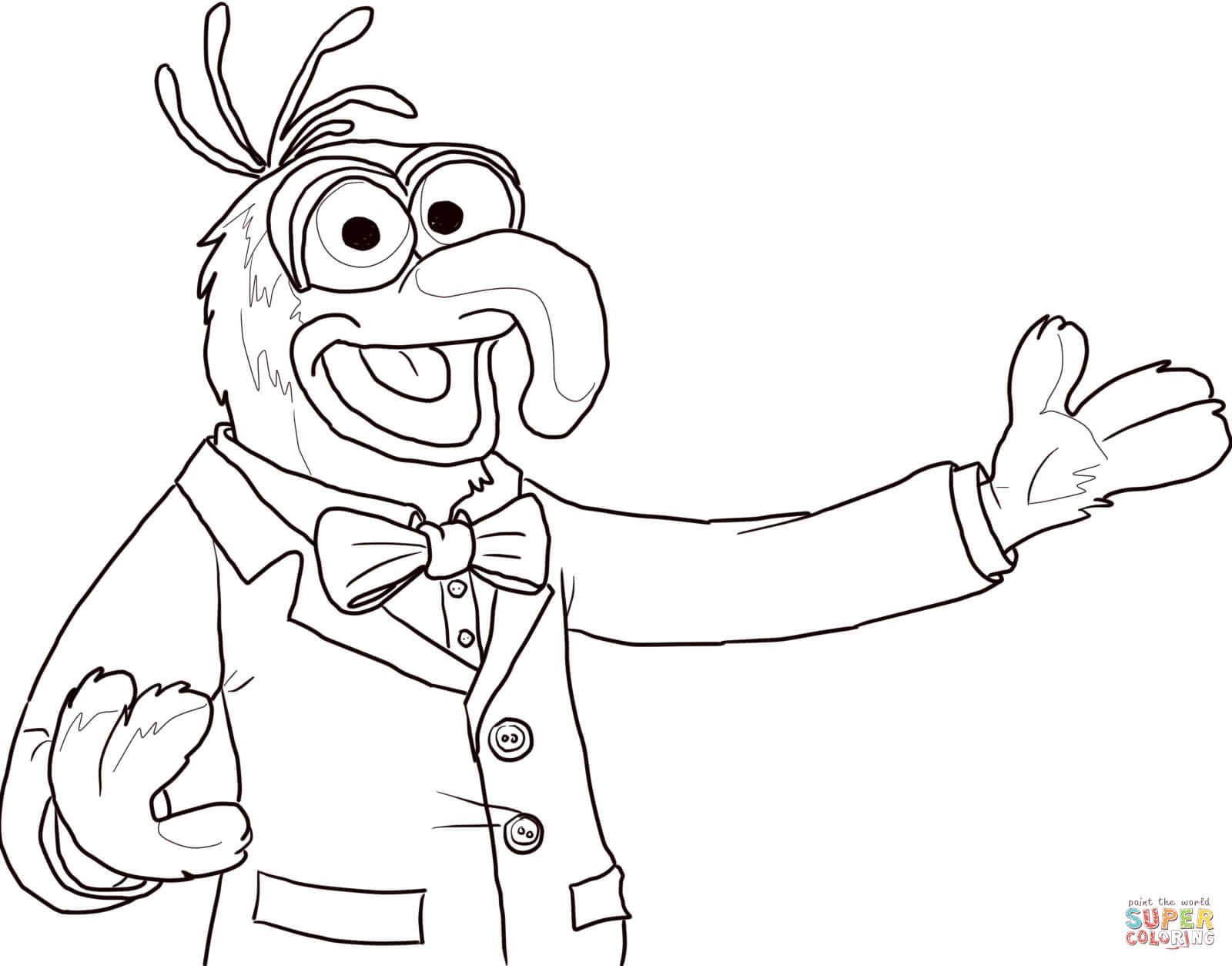 Çocuklar İçin Muppet Boyama Sayfaları 