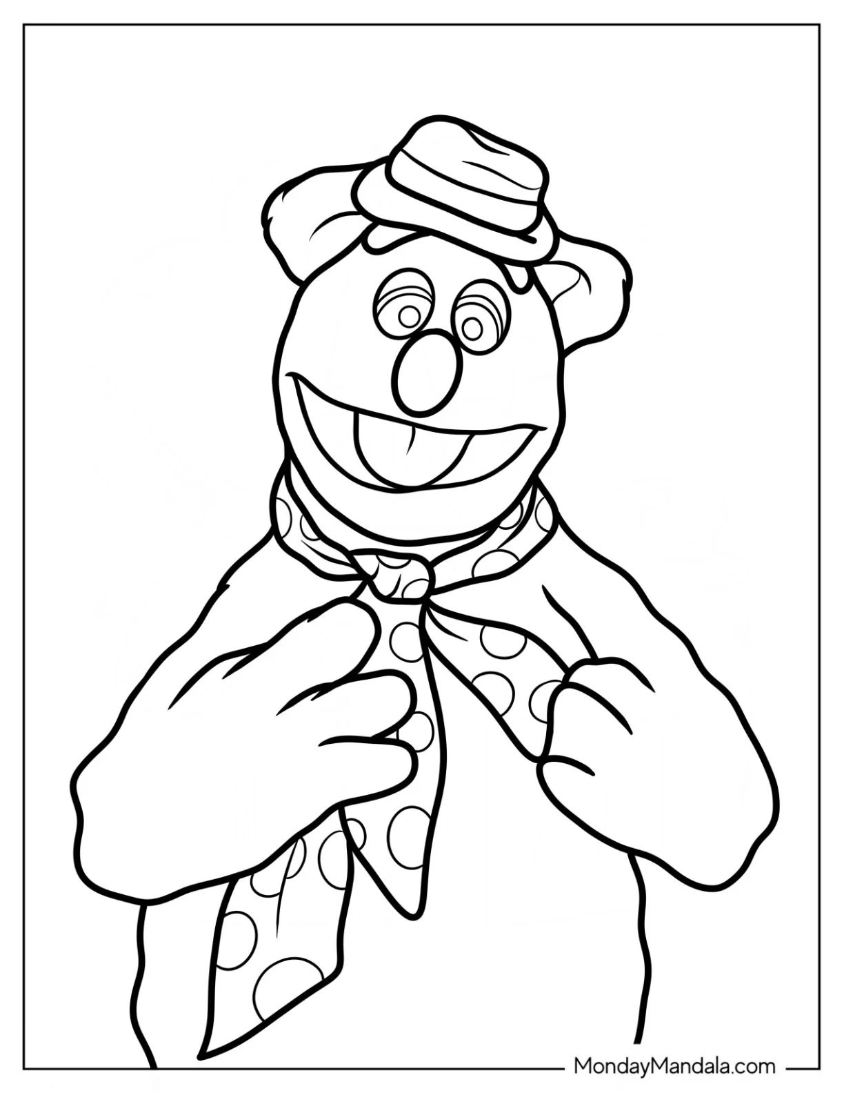 Çocuklar İçin Muppet Boyama Sayfaları 