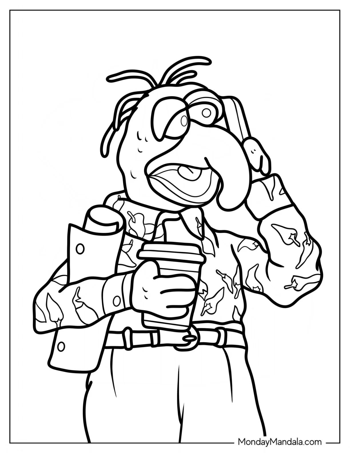 Çocuklar İçin Muppet Boyama Sayfaları 