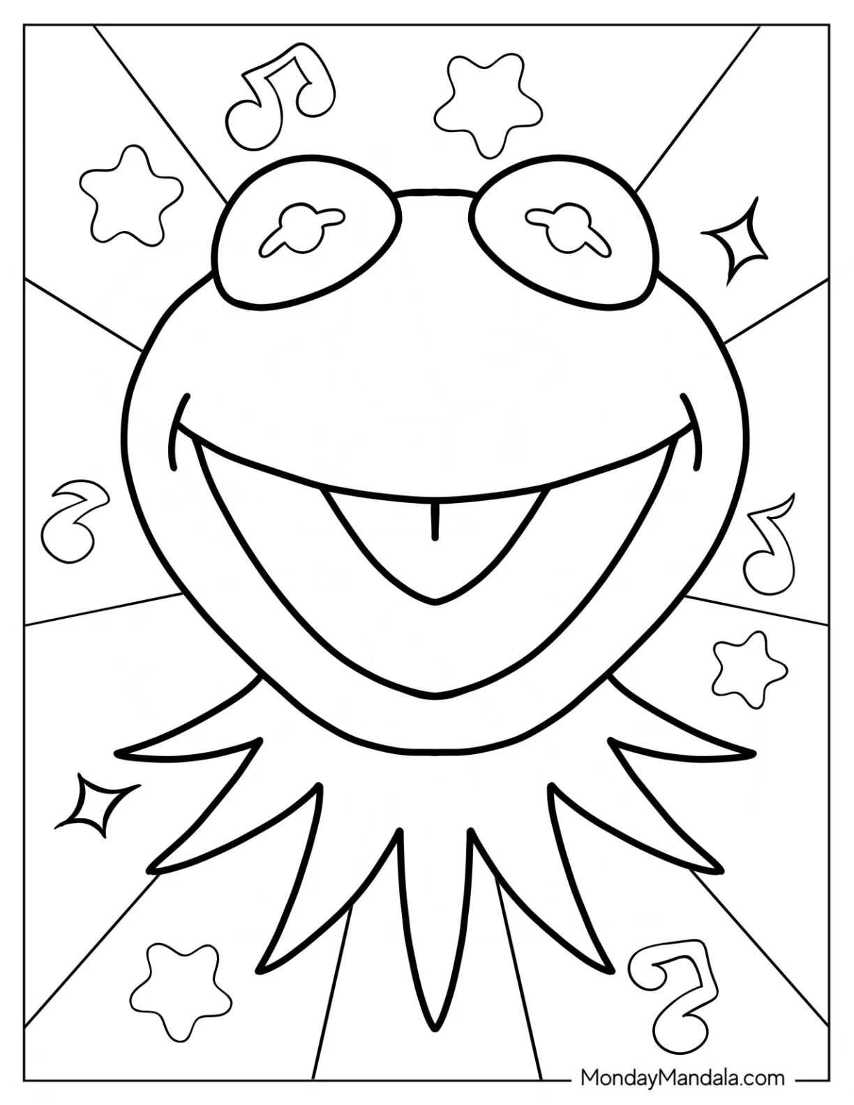 Çocuklar İçin Muppet Boyama Sayfaları 