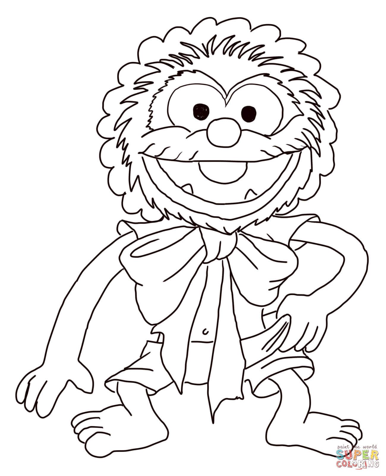 Çocuklar İçin Muppet Boyama Sayfaları 