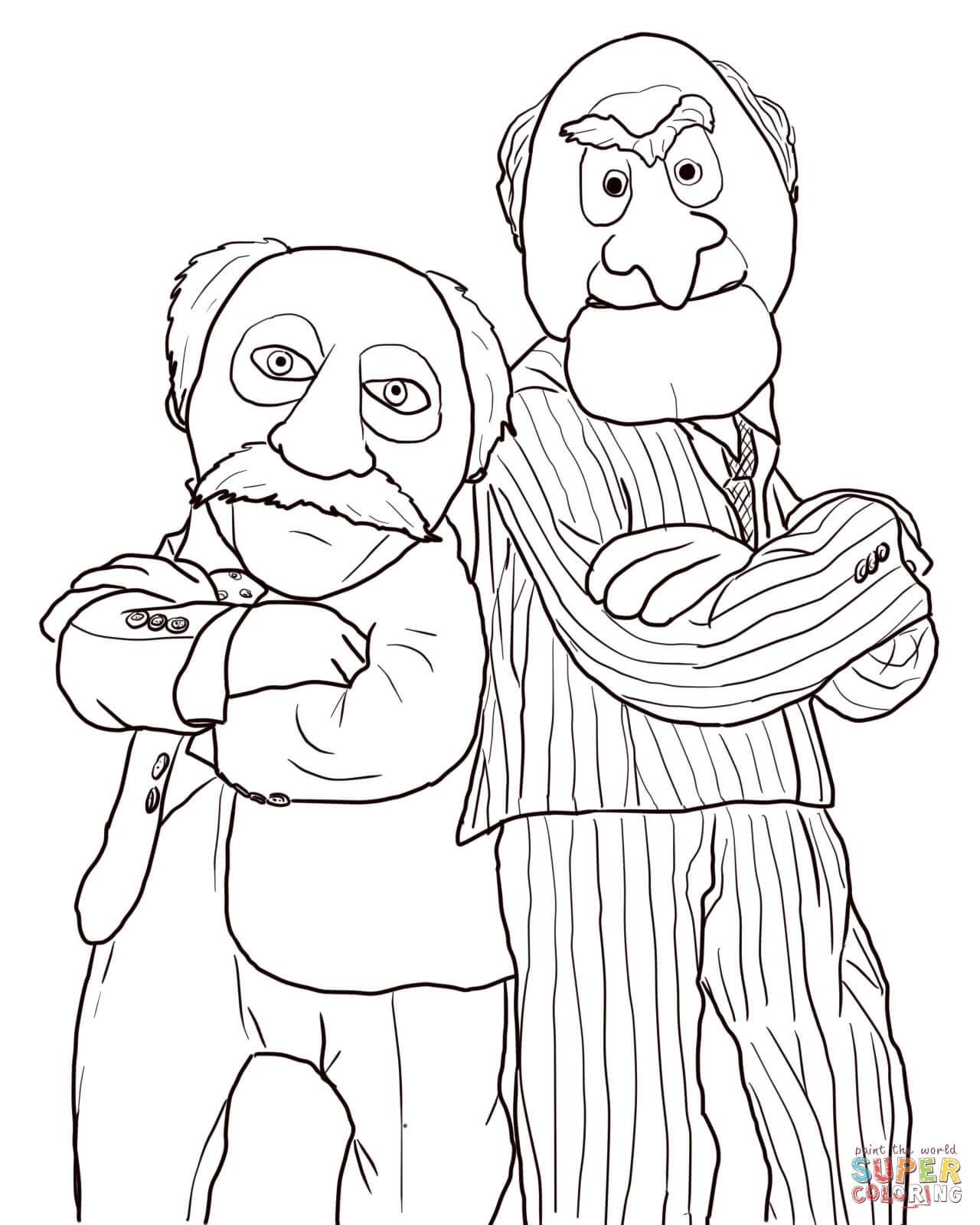 Çocuklar İçin Muppet Boyama Sayfaları 