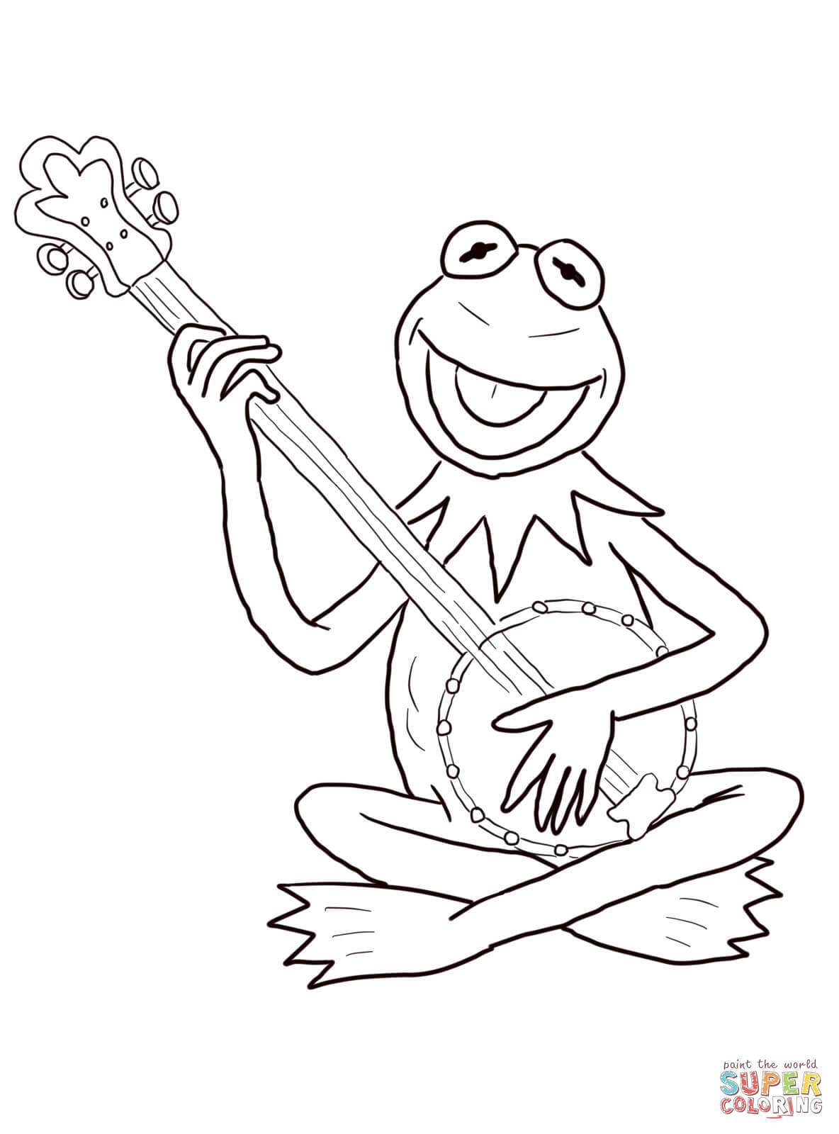 Çocuklar İçin Muppet Boyama Sayfaları 