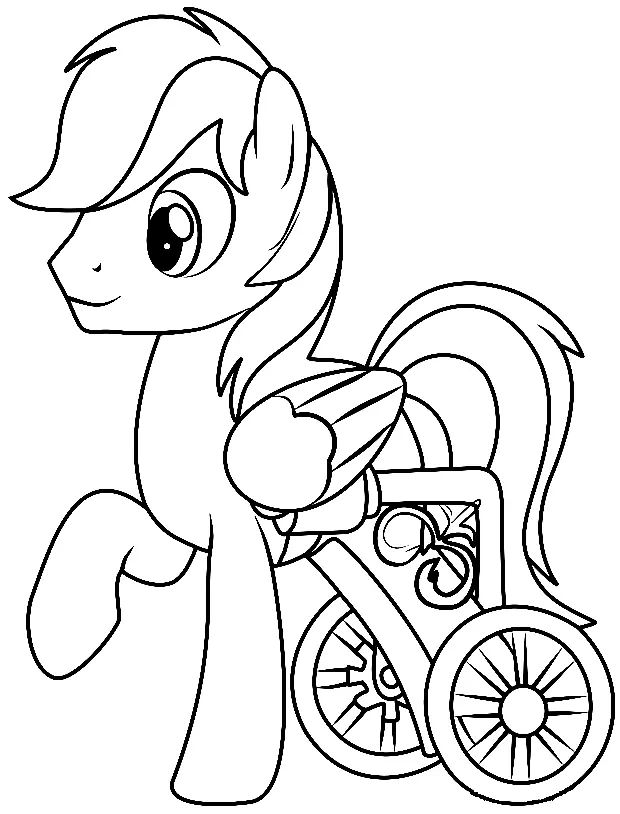 Çocuklar İçin My Little Pony Boyama Sayfaları 