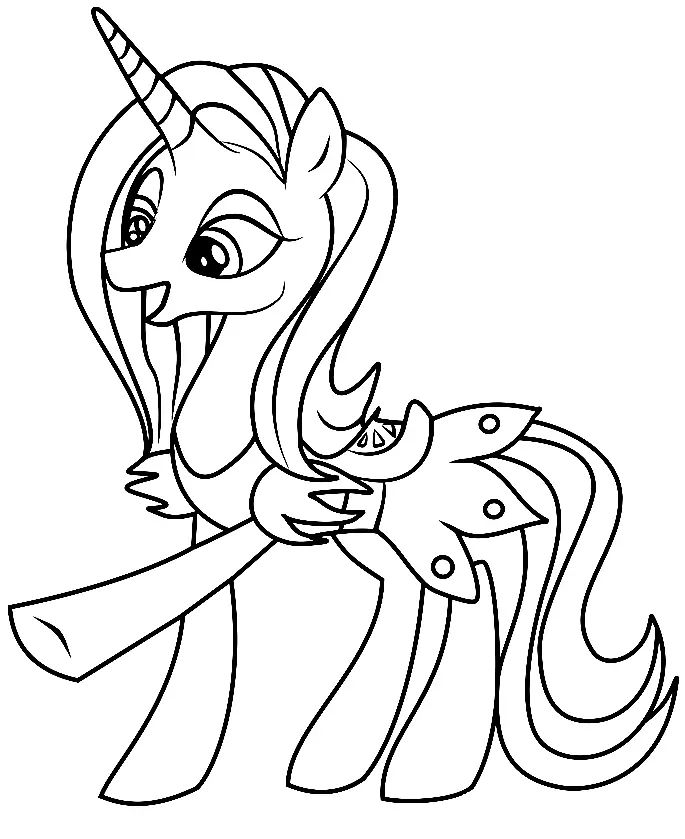 Çocuklar İçin My Little Pony Boyama Sayfaları 