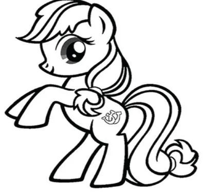 Çocuklar İçin My Little Pony Boyama Sayfaları 