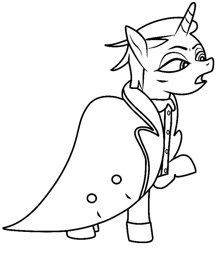 Çocuklar İçin My Little Pony Boyama Sayfaları 
