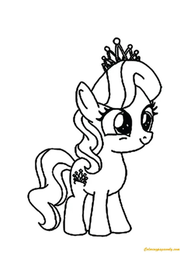 Çocuklar İçin My Little Pony Boyama Sayfaları 