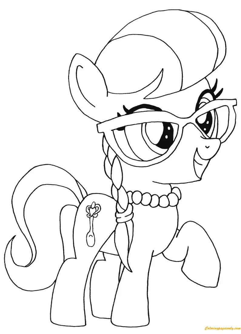 Çocuklar İçin My Little Pony Boyama Sayfaları 