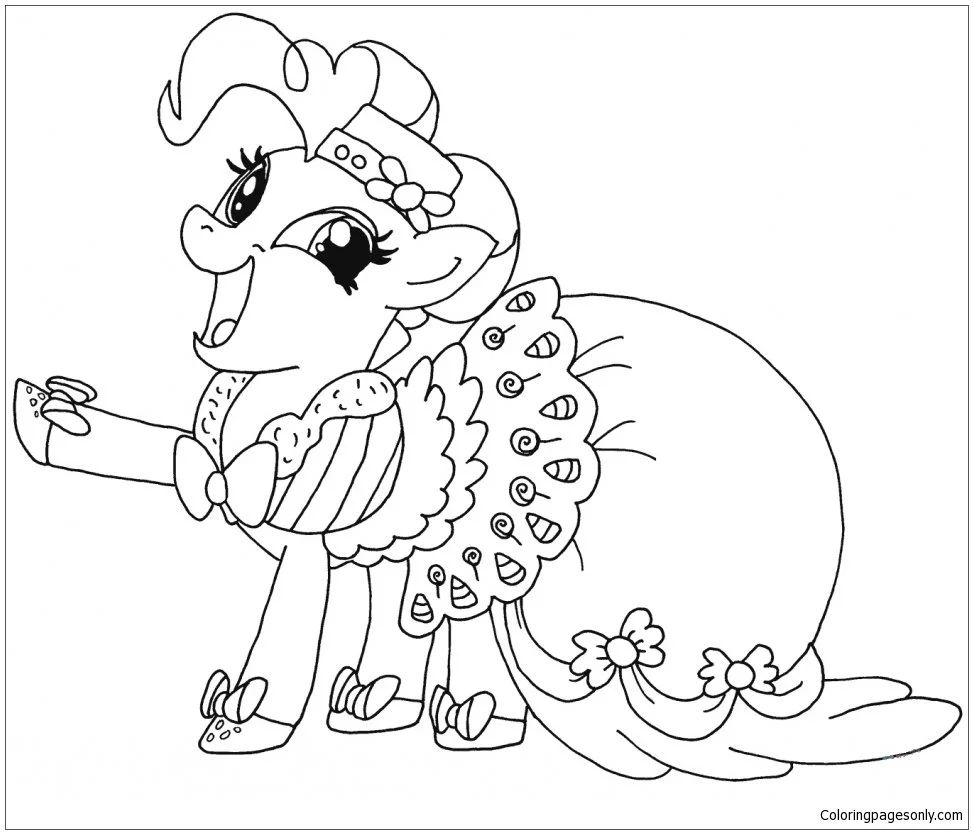 Çocuklar İçin My Little Pony Boyama Sayfaları 