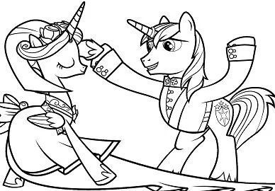 Çocuklar İçin My Little Pony Boyama Sayfaları 