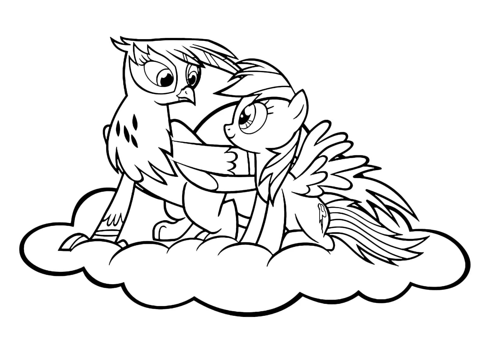 Çocuklar İçin My Little Pony Boyama Sayfaları 