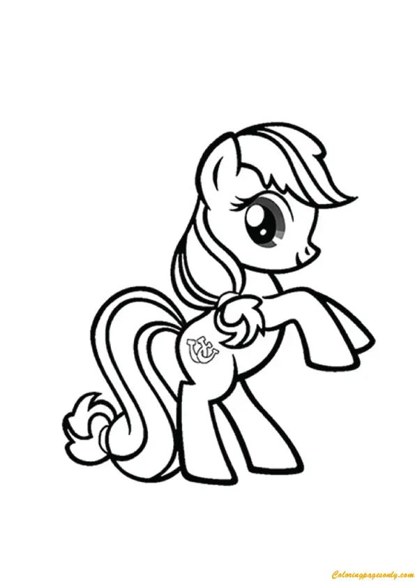 Çocuklar İçin My Little Pony Boyama Sayfaları 