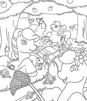 Çocuklar İçin My Little Pony Boyama Sayfaları 