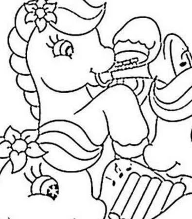 Çocuklar İçin My Little Pony Boyama Sayfaları 
