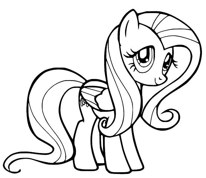 Çocuklar İçin My Little Pony Boyama Sayfaları 