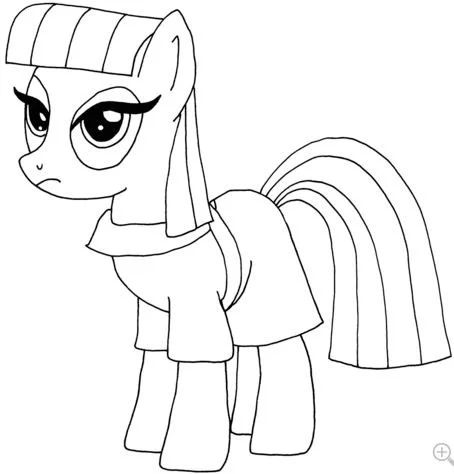 Çocuklar İçin My Little Pony Boyama Sayfaları 