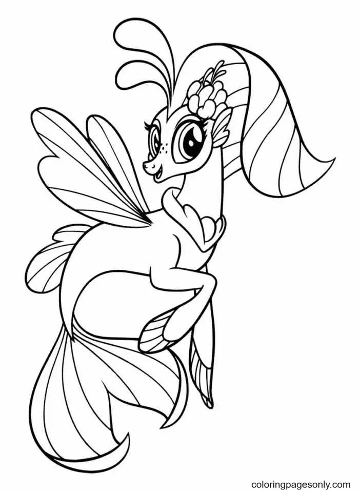 Çocuklar İçin My Little Pony Boyama Sayfaları 