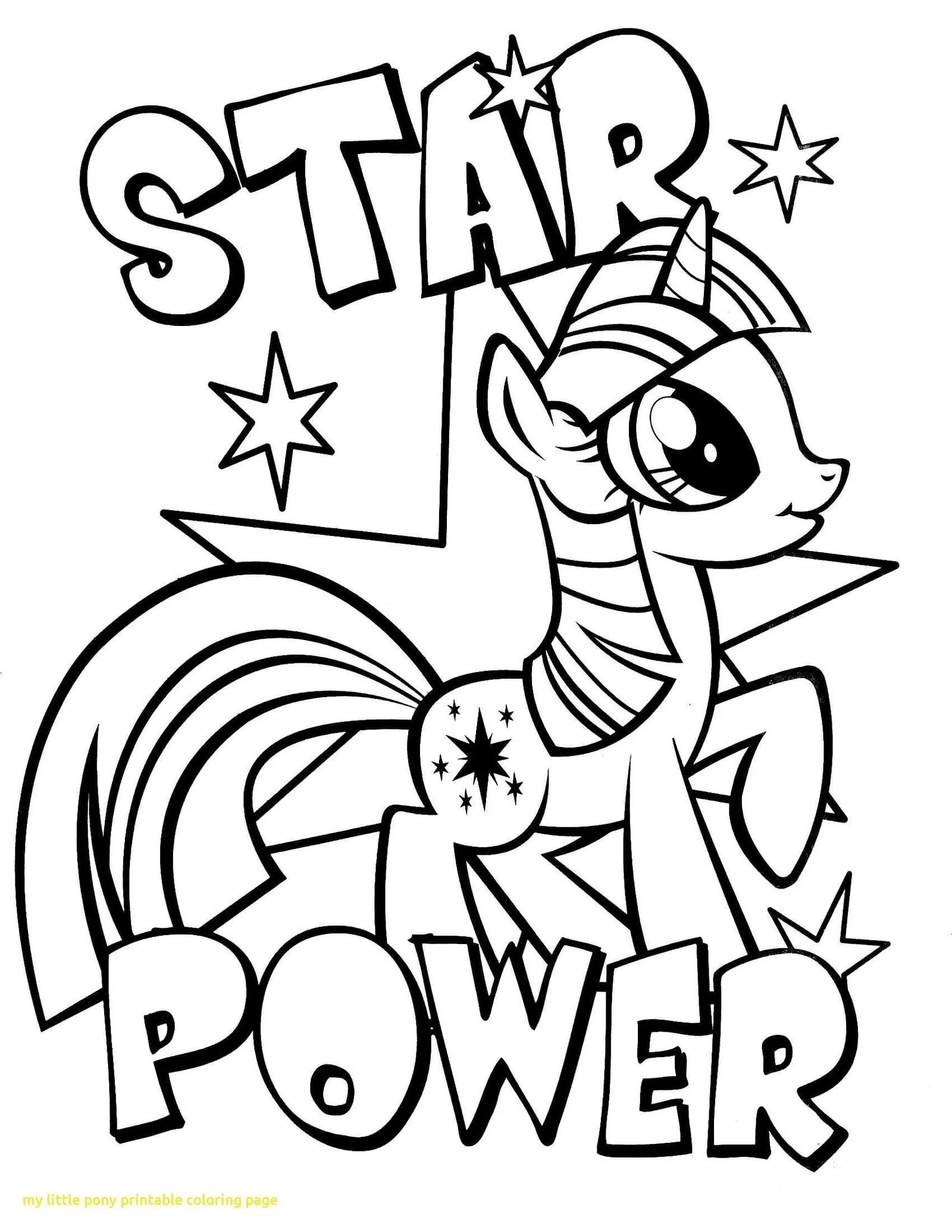 Çocuklar İçin My Little Pony Boyama Sayfaları 