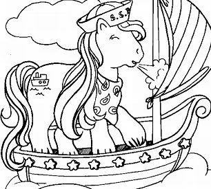 Çocuklar İçin My Little Pony Boyama Sayfaları 