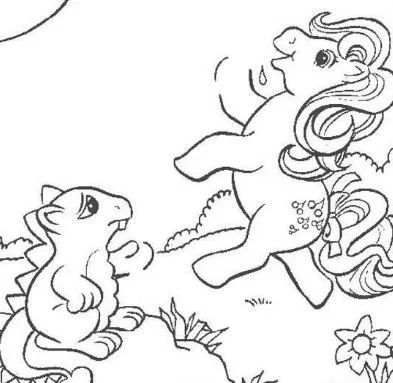 Çocuklar İçin My Little Pony Boyama Sayfaları 