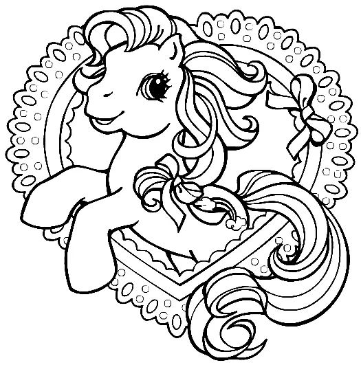 Çocuklar İçin My Little Pony Boyama Sayfaları 