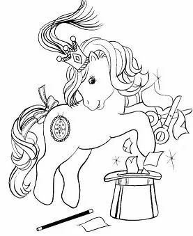 Çocuklar İçin My Little Pony Boyama Sayfaları 