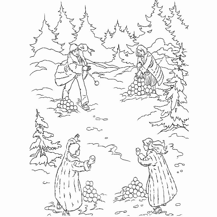 Çocuklar İçin Narnia Boyama Sayfaları 