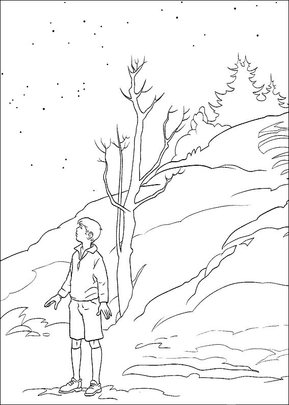 Çocuklar İçin Narnia Boyama Sayfaları 