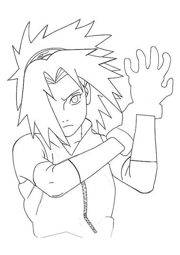 Çocuklar İçin naruto Boyama Sayfaları 