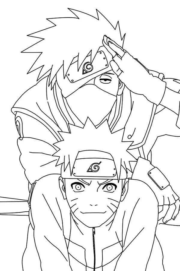 Çocuklar İçin naruto Boyama Sayfaları 