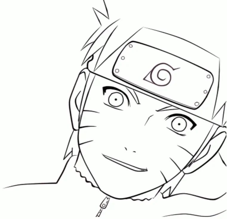 Çocuklar İçin naruto Boyama Sayfaları 