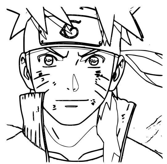 Çocuklar İçin naruto Boyama Sayfaları 