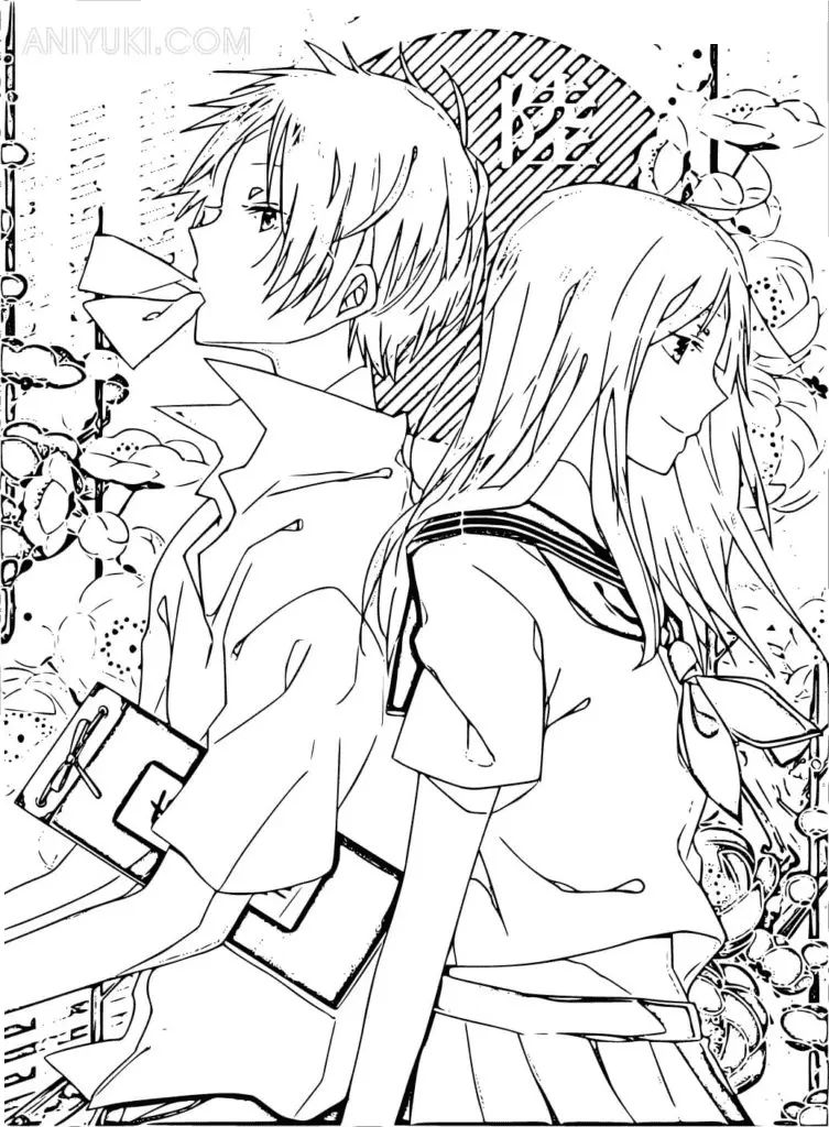 Çocuklar İçin Natsume Yuujinchou Boyama Sayfaları 