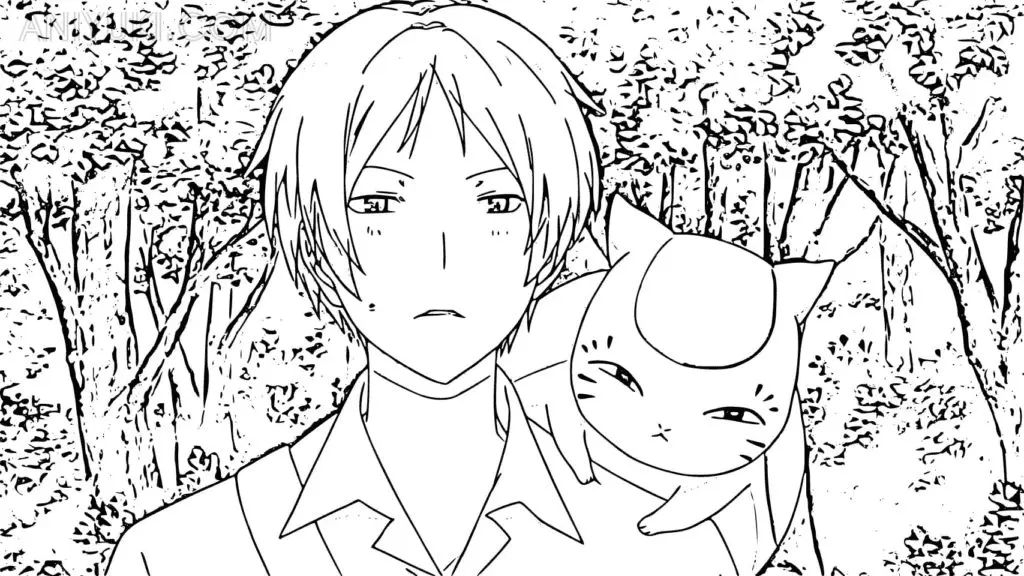 Çocuklar İçin Natsume Yuujinchou Boyama Sayfaları 