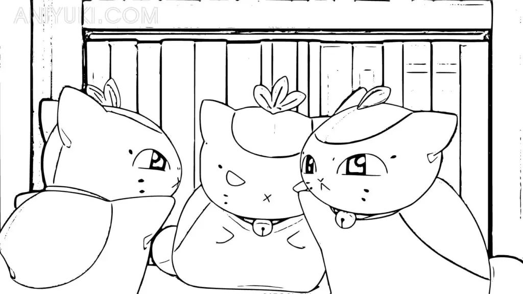 Çocuklar İçin Natsume Yuujinchou Boyama Sayfaları 
