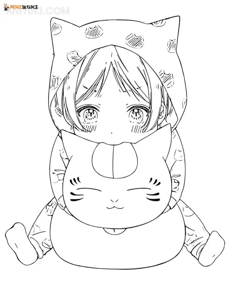 Çocuklar İçin Natsume Yuujinchou Boyama Sayfaları 