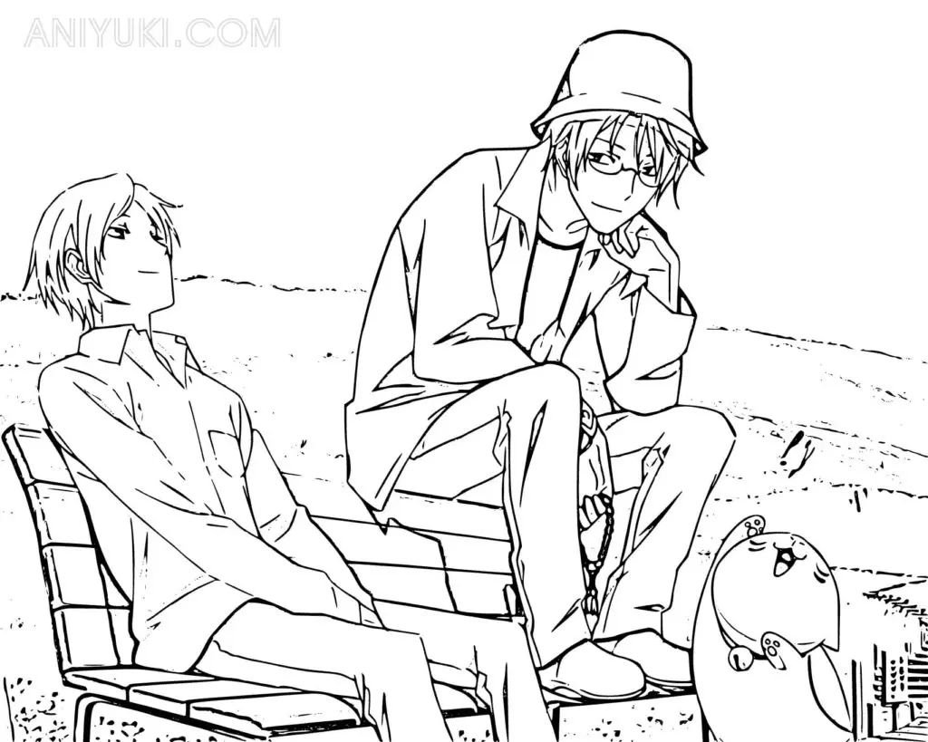 Çocuklar İçin Natsume Yuujinchou Boyama Sayfaları 