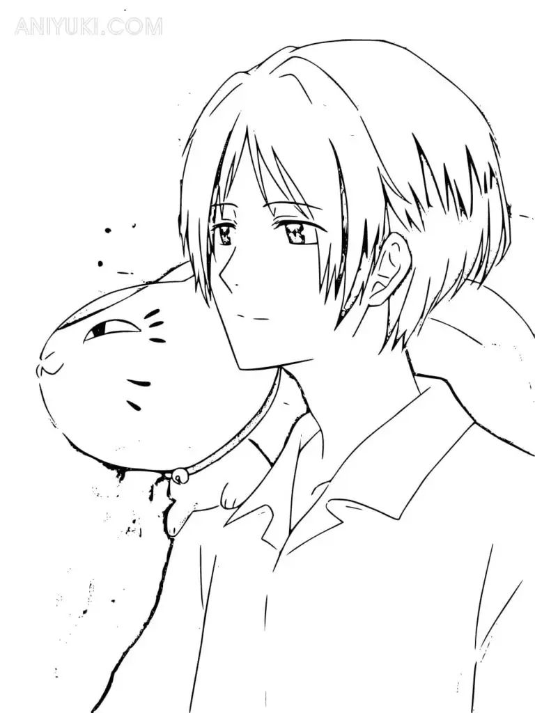 Çocuklar İçin Natsume Yuujinchou Boyama Sayfaları 