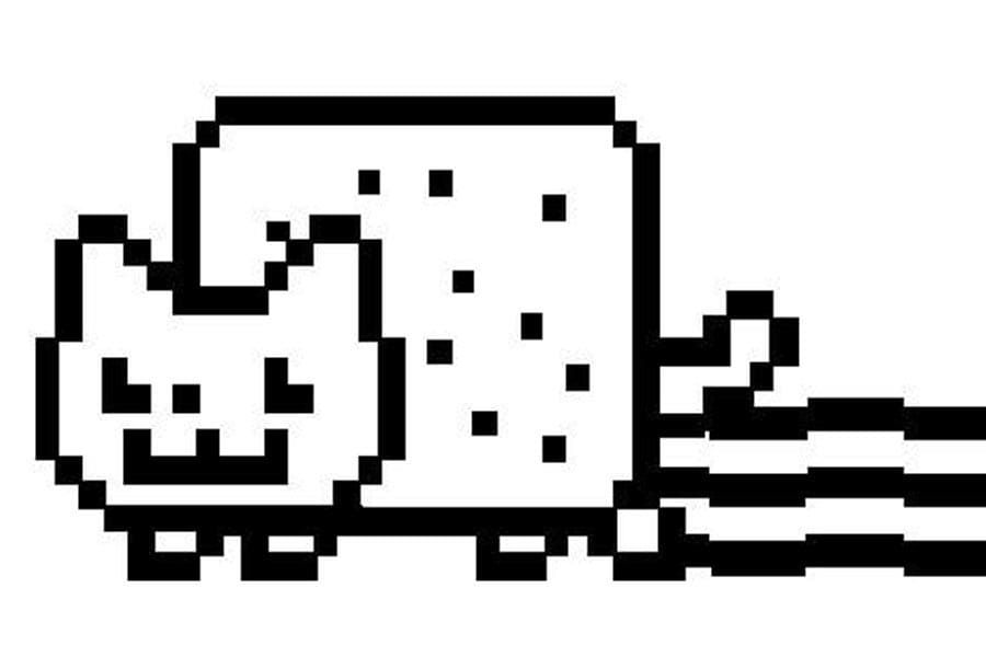 Çocuklar İçin Nyan Cat Boyama Sayfaları 