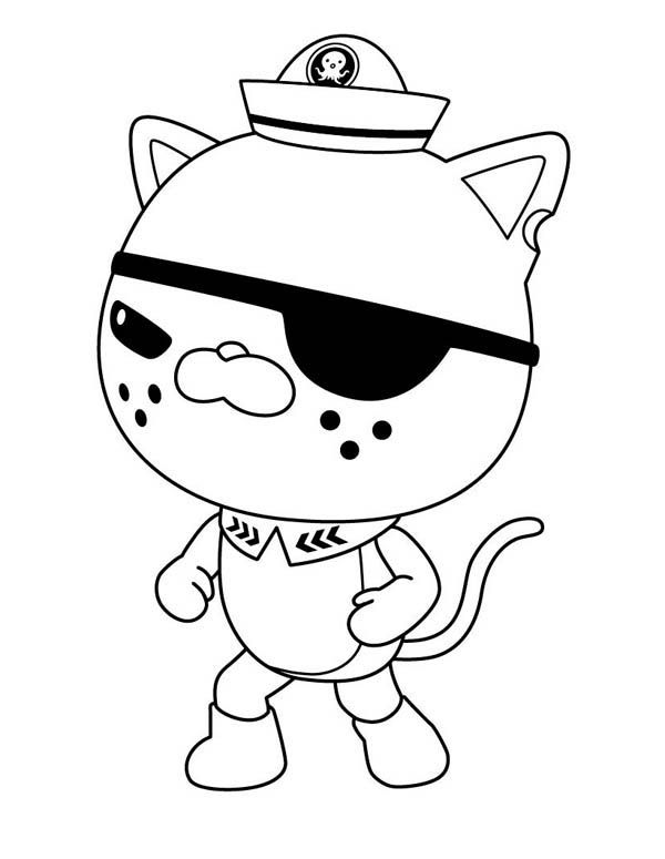 Çocuklar İçin Octonauts Boyama Sayfaları 