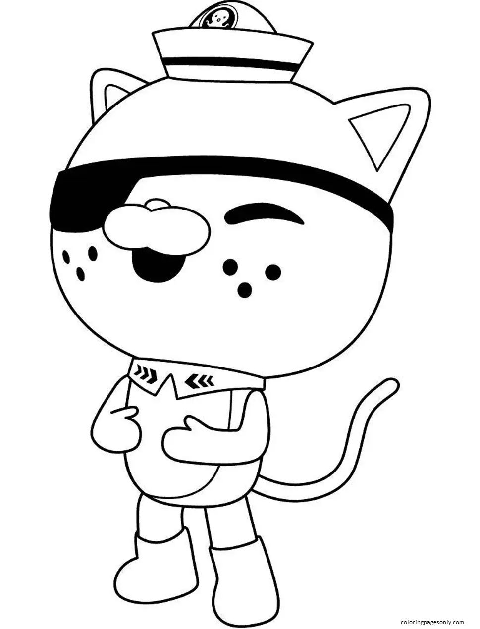 Çocuklar İçin Octonauts Boyama Sayfaları 