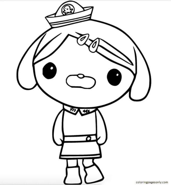 Çocuklar İçin Octonauts Boyama Sayfaları 