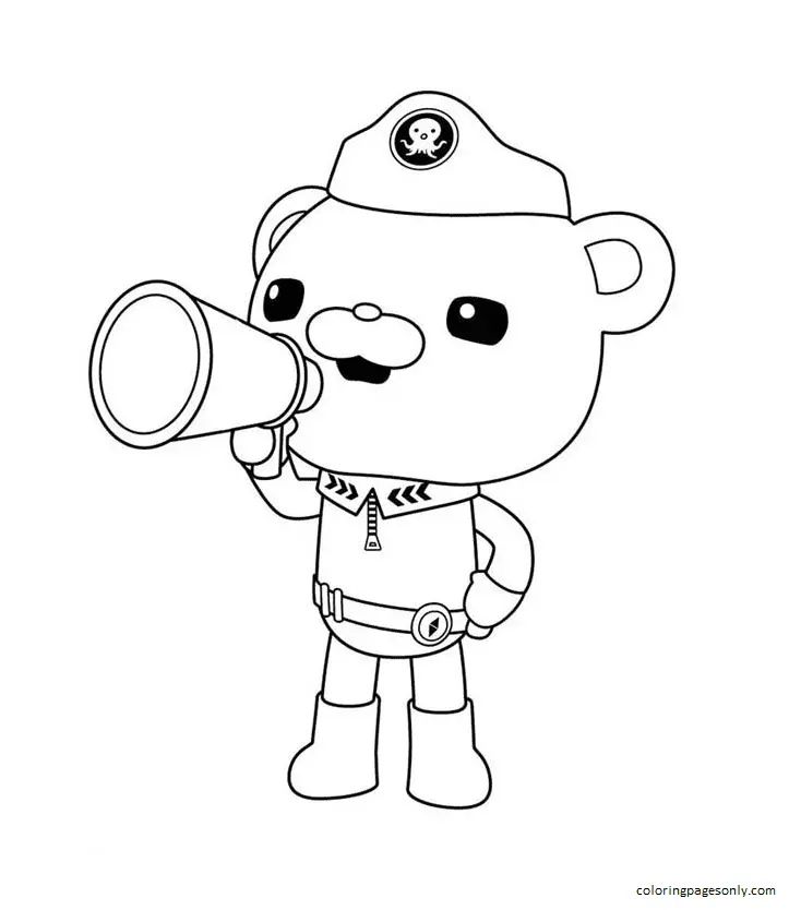 Çocuklar İçin Octonauts Boyama Sayfaları 