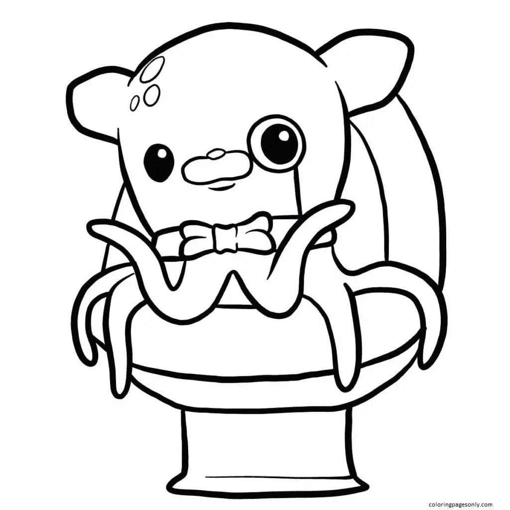 Çocuklar İçin Octonauts Boyama Sayfaları 