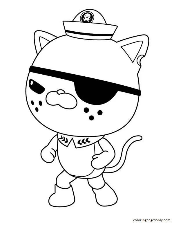 Çocuklar İçin Octonauts Boyama Sayfaları 