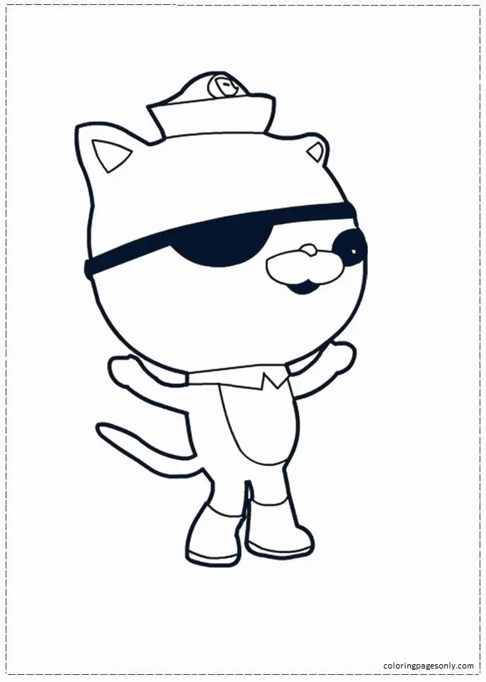 Çocuklar İçin Octonauts Boyama Sayfaları 