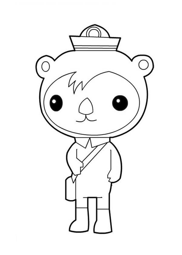 Çocuklar İçin Octonauts Boyama Sayfaları 